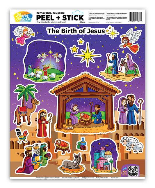 The Birth of Jesus- Peel + Stick